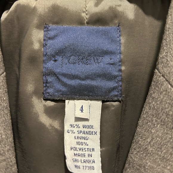 Vintage J Crew Charcoal Wool Suit - Picture 3 of 8
